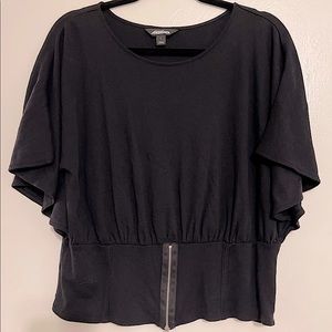 Project Runway brand shirt with zipper aesthetic Size L